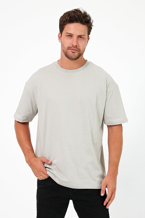 Baskısız Oversize Tişört