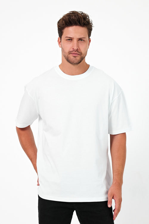 Baskısız Oversize Tişört