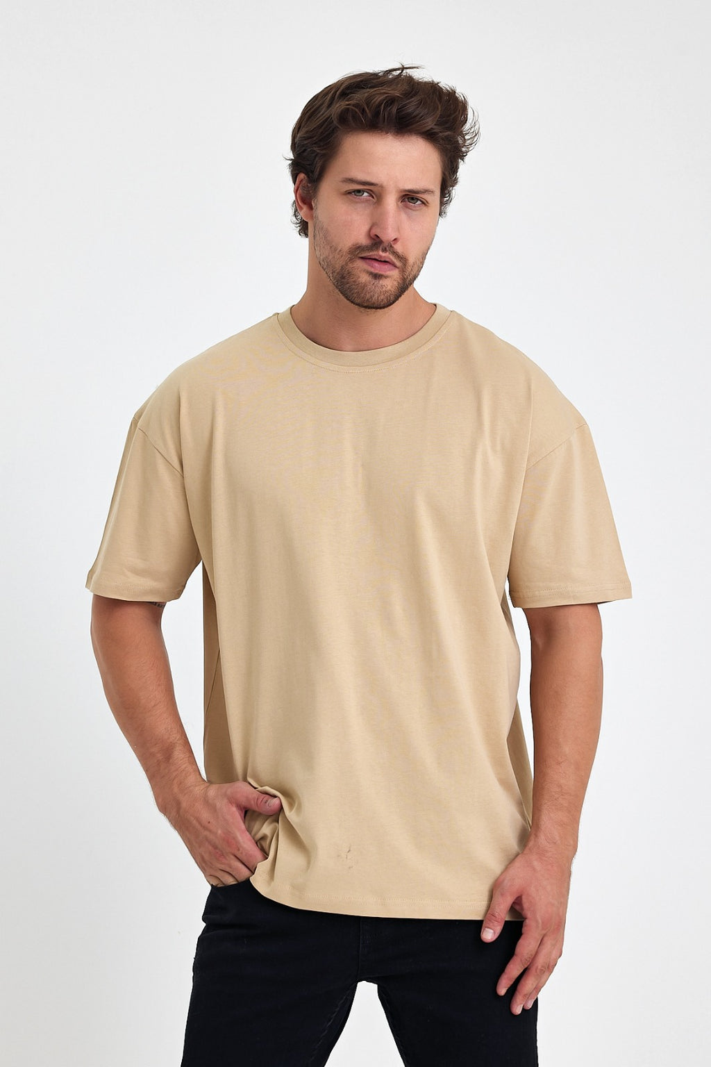 Baskısız Oversize Tişört