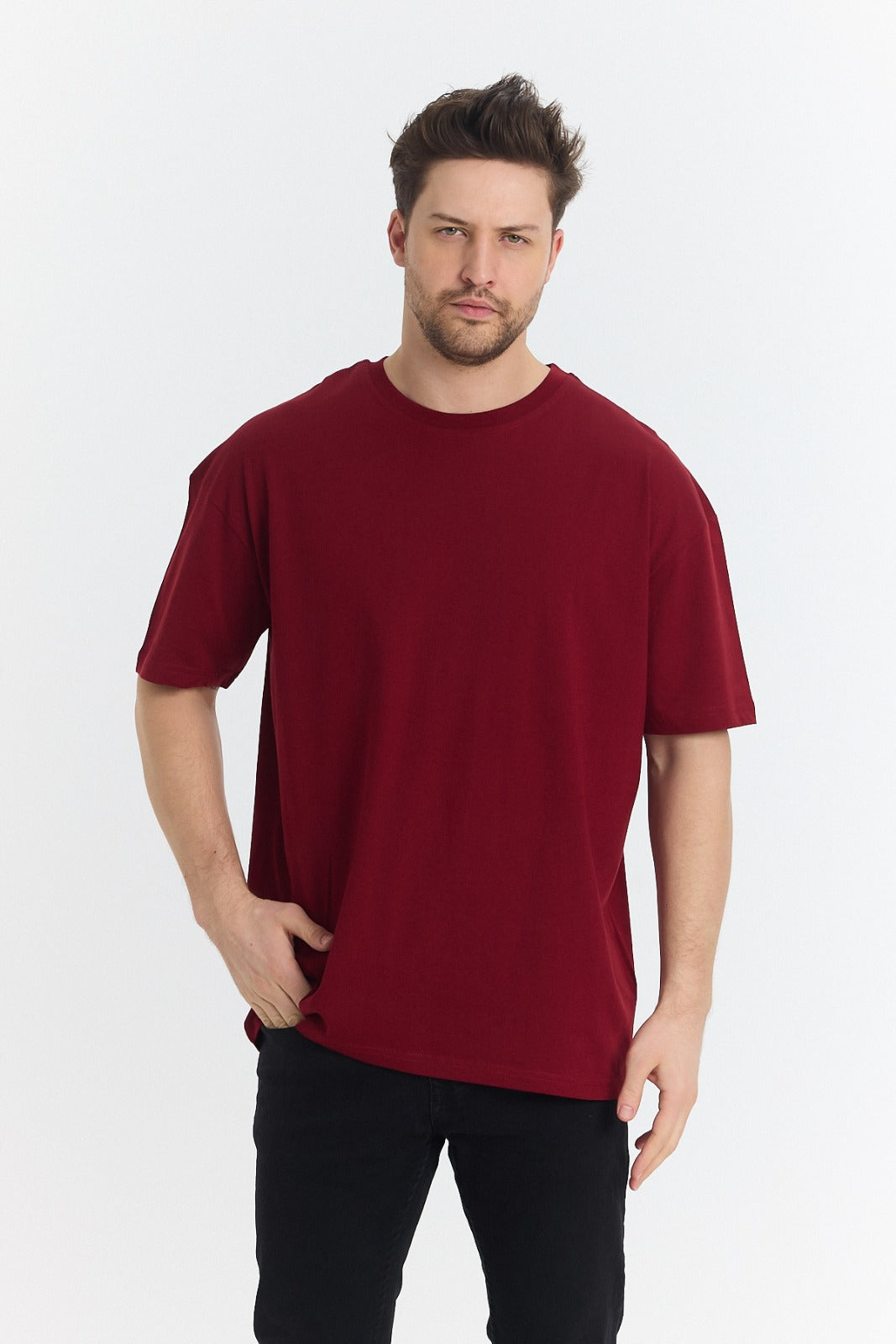 Baskısız Oversize Tişört