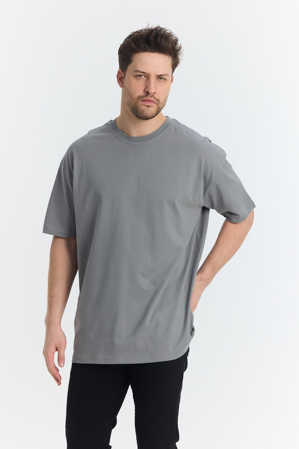 Baskısız Oversize Tişört