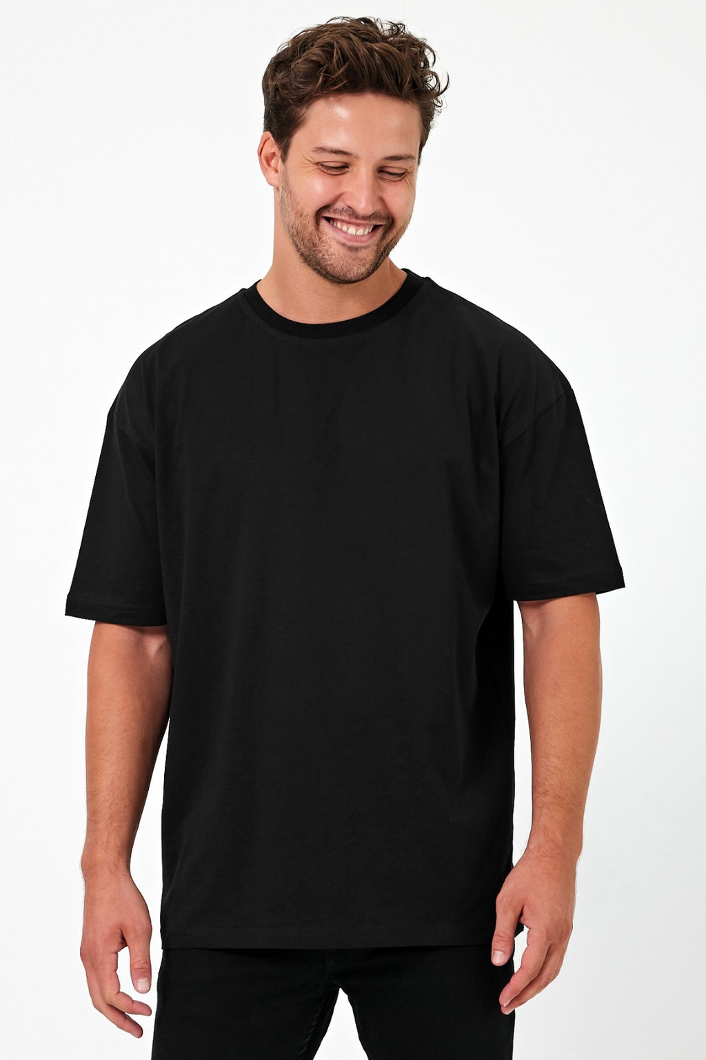 Baskısız Oversize Tişört